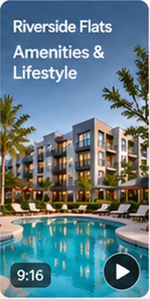 Riverside Flats amenities and lifestyle, 9:16